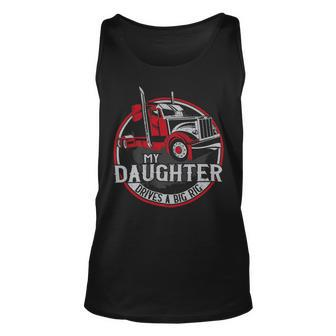 Trucker Trucker Truck Driver Father Mother Daughter Vintage My Unisex Tank Top - Seseable