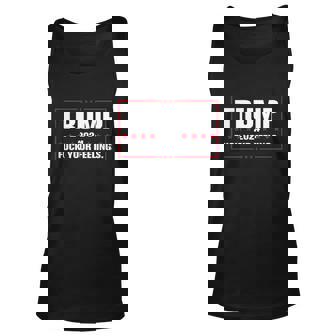 Trump 2024 Fuck Your Feelings Unisex Tank Top - Thegiftio