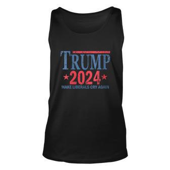 Trump 2024 Make Liberals Cry Again V2 Unisex Tank Top - Monsterry AU