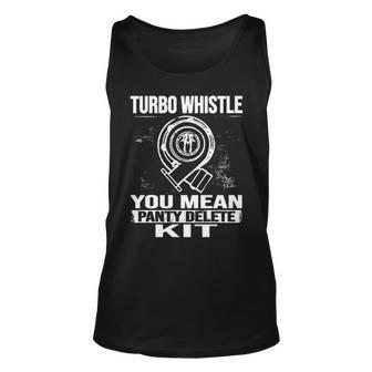 Turbo Whistle Delete Kit Unisex Tank Top - Seseable
