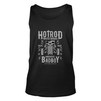 Twisted Hotrod Unisex Tank Top - Monsterry