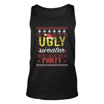 Ugly Sweater Party Funny Christmas Sweater Unisex Tank Top - Monsterry UK