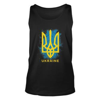 Ukraine Flag Symbol Tshirt Unisex Tank Top - Monsterry