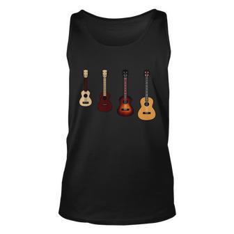 Ukulele Quad Unisex Tank Top - Monsterry UK