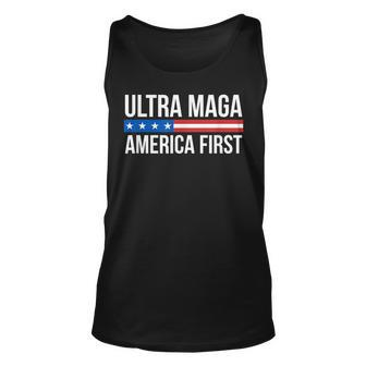 Ultra Maga - America First - Men Women Tank Top Graphic Print Unisex - Thegiftio UK