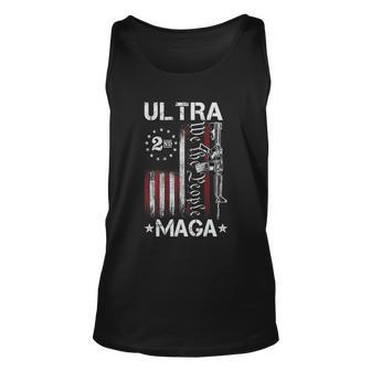 Ultra Maga Maga King American Flag 2Nd Amendment Gun Control Tshirt Unisex Tank Top - Monsterry CA