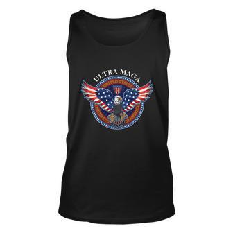 Ultra Maga Usa Eagle Crest Trump 2024 United States America Unisex Tank Top - Monsterry CA