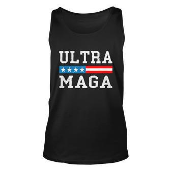 Ultra Mega Patriotic Trump 2024 Republicans American Flag Cute Gift Unisex Tank Top - Monsterry DE