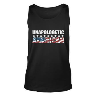 Unapologetic American Unisex Tank Top - Monsterry UK