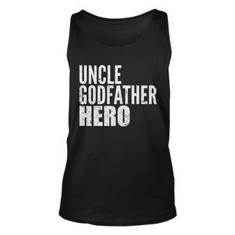 Uncle Godfather Hero Tshirt Unisex Tank Top - Monsterry