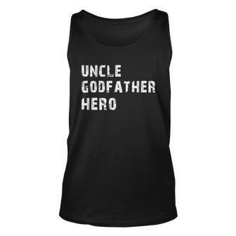 Uncle Godfather Hero V2 Unisex Tank Top - Monsterry