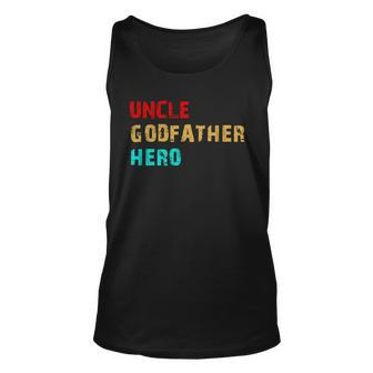 Uncle Godfather Hero V4 Unisex Tank Top - Monsterry