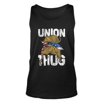 Union Thug Labor Day Skilled Union Laborer Worker Cute Gift Unisex Tank Top - Monsterry CA
