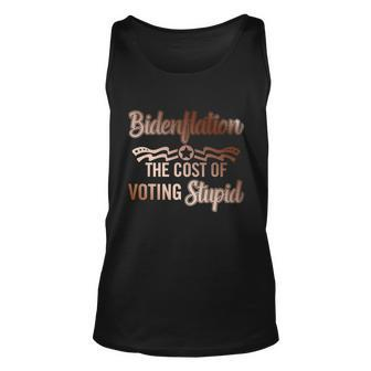 Us President Flation The Cost Of Voting Stupid 4Th July Gift Unisex Tank Top - Monsterry DE