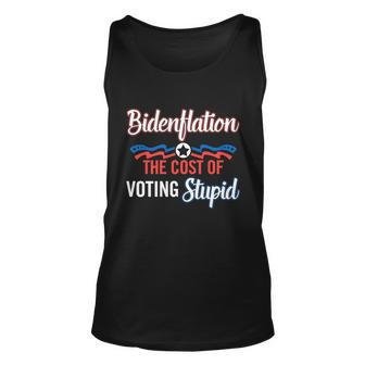 Us President Flation The Cost Of Voting Stupid 4Th July Meaningful Gift Unisex Tank Top - Monsterry AU