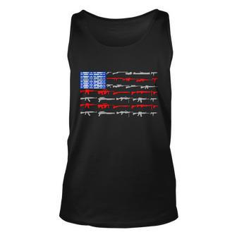 Usa Flag 2Nd Amendment Gun Flag Rights Tshirt Unisex Tank Top - Monsterry CA