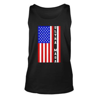 Usa Flag United States Of America Ultra Maga Trump Unisex Tank Top - Monsterry