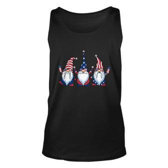 Usa Patriotic Gnomes American Flag 4Th Of July Independence Gift Unisex Tank Top - Monsterry UK
