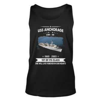 Uss Anchorage Lsd Unisex Tank Top - Monsterry