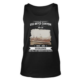 Uss Bryce Canyon Ad Unisex Tank Top - Monsterry UK