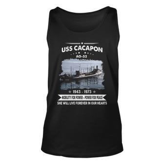 Uss Cacapon Ao Unisex Tank Top - Monsterry UK