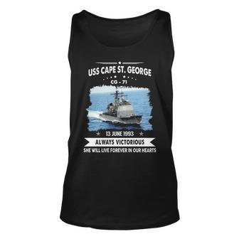 Uss Cape St George Cg V2 Unisex Tank Top - Monsterry DE