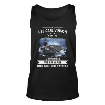 Uss Carl Vinson Cvn V2 Unisex Tank Top - Monsterry