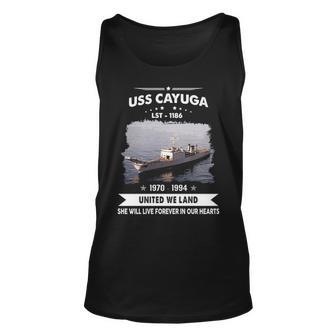 Uss Cayuga Lst Unisex Tank Top - Monsterry UK