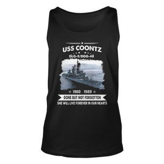 Uss Coontz Dlg 9 Ddg Unisex Tank Top - Monsterry UK