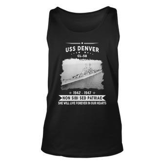 Uss Denver Cl Unisex Tank Top - Monsterry AU