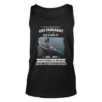 Uss Farragut Dlg 6 Ddg Unisex Tank Top - Monsterry