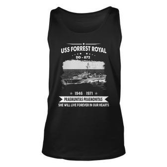 Uss Forrest Royal Dd Unisex Tank Top - Monsterry