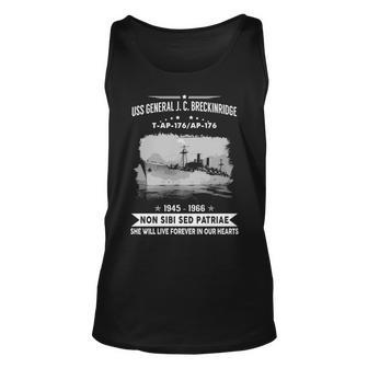 Uss General J C Breckinridge T Ap 176 Ap Unisex Tank Top - Monsterry UK