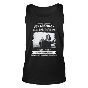 Uss Grayback Ss Unisex Tank Top - Monsterry