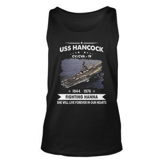 Uss Hancock Cva 19 Cv 19 Front Style Unisex Tank Top - Monsterry