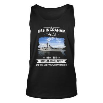 Uss Ingraham Ffg Unisex Tank Top - Monsterry UK