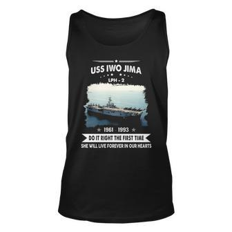 Uss Iwo Jima Lph V2 Unisex Tank Top - Monsterry UK