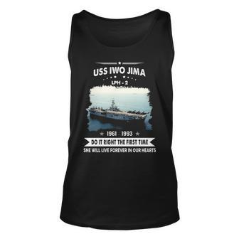 Uss Iwo Jima Lph V3 Unisex Tank Top - Monsterry UK