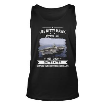 Uss Kitty Hawk Cv 63 Cva 63 Shitty Kitty Unisex Tank Top - Monsterry CA