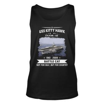 Uss Kittyhawk Cv 63 Cva Unisex Tank Top - Monsterry