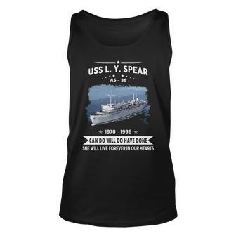 Uss L Y Spear As Unisex Tank Top - Monsterry