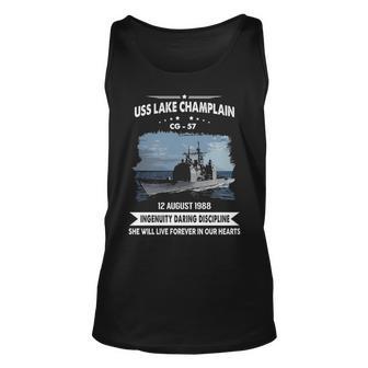 Uss Lake Champlain Cg V2 Unisex Tank Top - Monsterry CA