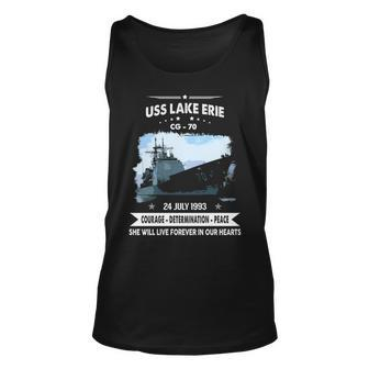 Uss Lake Erie Cg Unisex Tank Top - Monsterry UK