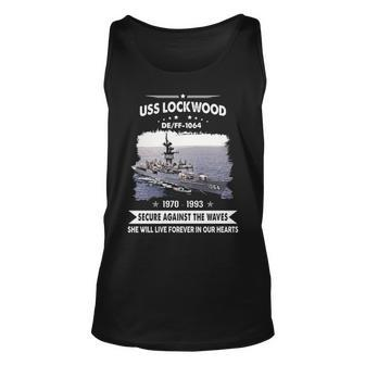 Uss Lockwood Ff 1064 De Unisex Tank Top - Monsterry UK