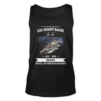 Uss Mount Baker Ae 34 Ae34 Uss Mt Baker Unisex Tank Top - Monsterry CA