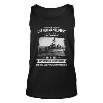 Uss Newman K Perry Dd Unisex Tank Top - Monsterry UK