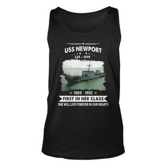 Uss Newport Lst V2 Unisex Tank Top - Monsterry UK