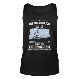 Uss Paul Hamilton Ddg V2 Unisex Tank Top - Monsterry CA