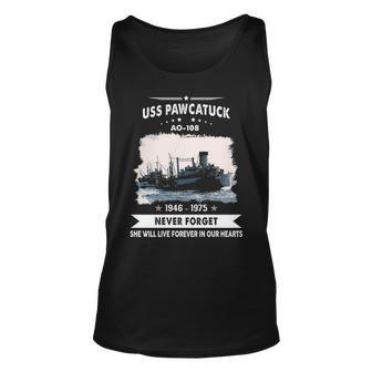 Uss Pawcatuck Ao V2 Unisex Tank Top - Monsterry