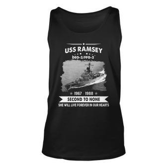 Uss Ramsey Ffg Unisex Tank Top - Monsterry UK